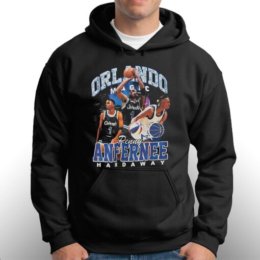 Penny Hardaway Orlando Magic Mitchell Ness Hardwood Classics Bling Concert Player T-shirt