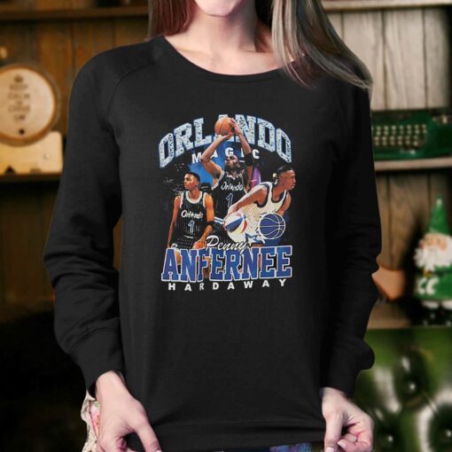 Penny Hardaway Orlando Magic Mitchell Ness Hardwood Classics Bling Concert Player T-shirt