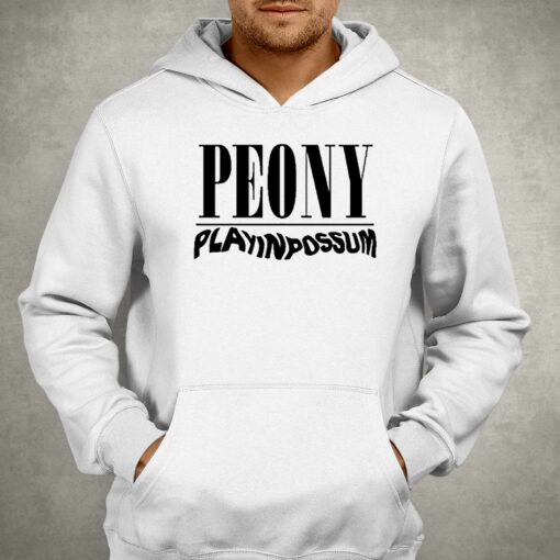 Peony Play In Possum T-shirt