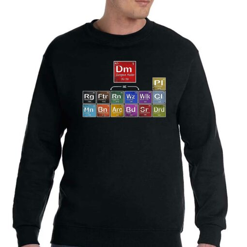 Periodic Table Of Dnd Shirt