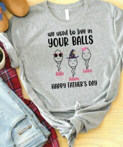 Personalized Dad Shirt With Kids Name For Fathers Day 3