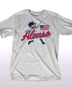 Pete Alonso United States Caricature T-shirt Pete Alonso United States Caricature T-shirt