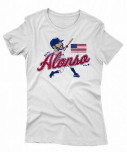 Pete Alonso United States Caricature T-shirt Pete Alonso United States Caricature T-shirt