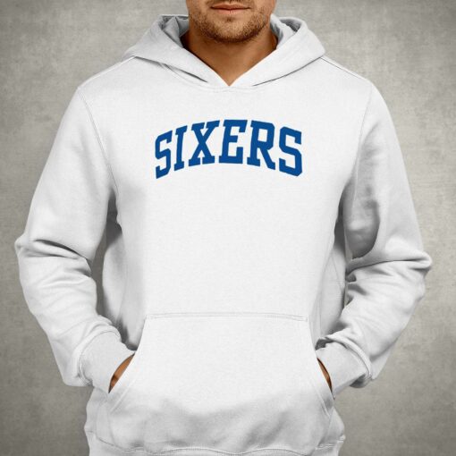 Philadelphia 76ers Fanatics Branded Wordmark Ii Pullover Sweatshirt