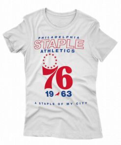 Philadelphia 76ers Nba X Staple Home Team T-shirt Philadelphia 76ers Nba X Staple Home Team T-shirt