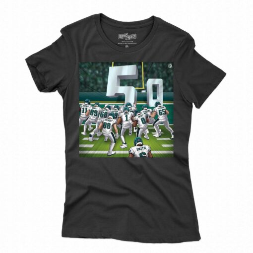 Philadelphia Eagles 5-0 Los Angeles Rams Undefeated Shirt