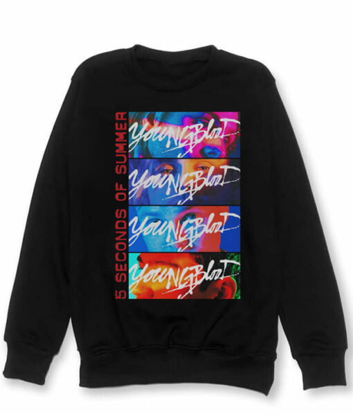 5SOS Youngblood Graphic Sweatshirt