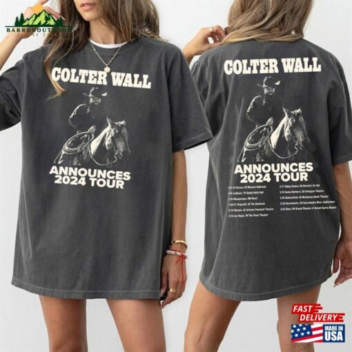 Announces Colter Tracklist Shirt Graphic Tour 2024 Classic T-Shirt