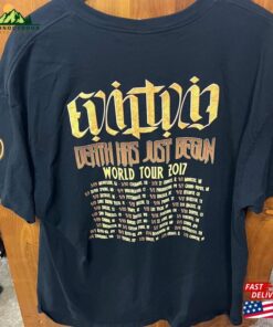 Anthrax Death Has Just Begun World Tour 2017 T Shirt Sweatshirt T-Shirt 2 Anthrax Death Has Just Begun World Tour 2017 T Shirt Sweatshirt T Shirt 3