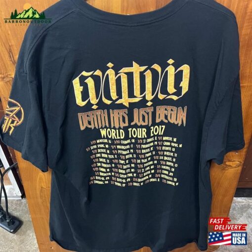 Anthrax Death Has Just Begun World Tour 2017 T Shirt Sweatshirt T-Shirt