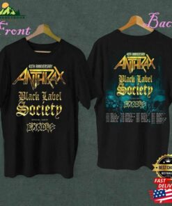 Anthrax Heavy Metal Band T-Shirt 2023 Tour Unisex Shirt Music Concert Classic