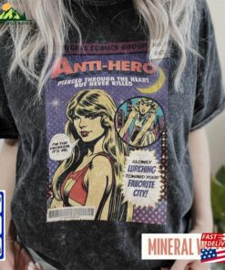 Anti Hero Vintage Comic Taylor Swift Inspired Midnights T Shirt Classic Unisex