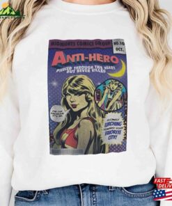 Anti Hero Vintage Comic Taylor Swift Inspired Midnights T Shirt Unisex T-Shirt 2 Anti Hero Vintage Comic Taylor Swift Inspired Midnights T Shirt Unisex T Shirt 3