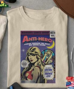Anti Hero Vintage Comic Taylor Swift Inspired Midnights T Shirt Unisex T-Shirt 3 Anti Hero Vintage Comic Taylor Swift Inspired Midnights T Shirt Unisex T Shirt 4