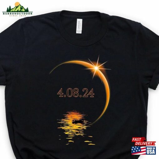 April 8 2024 T-Shirt Total Solar Eclipse Shirt Astrology Event Hoodie