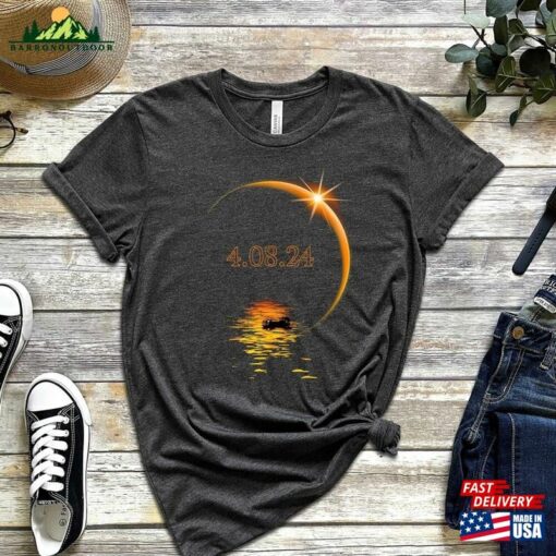 April 8 2024 T-Shirt Total Solar Eclipse Shirt Astrology Event Hoodie