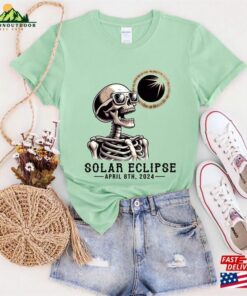 April 8 2024 Usa Map Total Solar Eclipse Twice In A Lifetime Shirt Unisex Sweatshirt 3