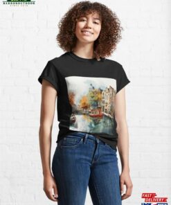 Aqua Dreams Capturing Amsterdam’s Canal Charm In Summer Hues Classic T-Shirt Sweatshirt Aqua Dreams Capturing Amsterdam’s Canal Charm In Summer Hues Classic T-Shirt Sweatshirt
