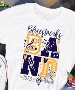 Archbold Bluestreaks Band 2023 Bella Canvas Unisex Tee Hoodie Classic