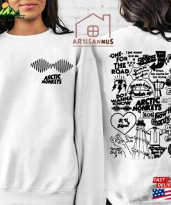 Arctic Monkey 2023 North America Tour 2 Sided Shirt Band T Shirt Sweatshirt Hoodie 2