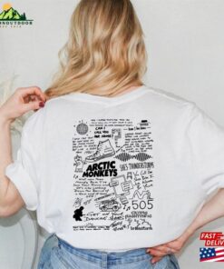 Arctic Monkey 2023 North America Tour Dates Shirt Music Lyrics Concert Tee Unisex T-Shirt