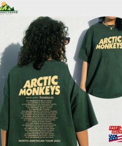 Arctic Monkey 23 North America Tour Dates Shirt Am T-Shirt Unisex