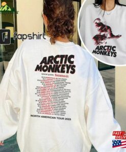 Arctic Monkey 23 North America Tour Dates Shirt Music Lyrics Artic T-Shirt Hoodie Classic