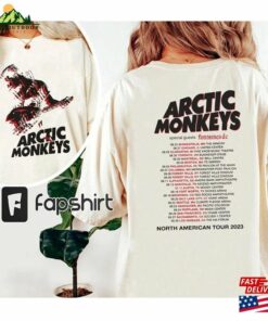 Arctic Monkey 23 North America Tour Dates Shirt Music Lyrics Artic T-Shirt Hoodie Classic