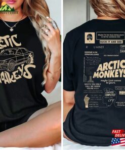 Arctic Monkey Doodle Art Shirt Vintage Merch Album Lyrics Sweatshirt Hoodie Classic