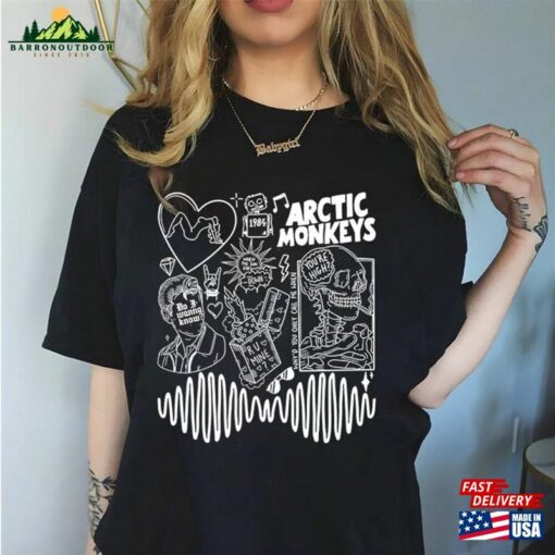 Arctic Monkey Shirt Doodle Art Sweatshirt Hoodie