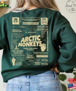 Arctic Monkey Shirt Tour Hoodie T-Shirt