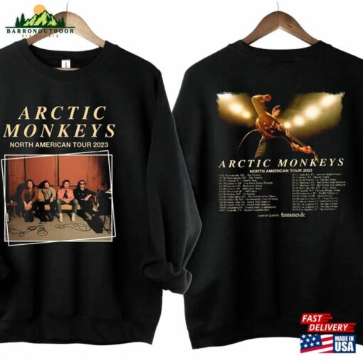 Arctic Monkey Tour 2023 Merch Music And Lover Monkeys T-Shirt Classic Hoodie