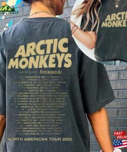 Arctic Monkeys 2023 North America Tour Dates Shirt Music Concert Hoodie Classic