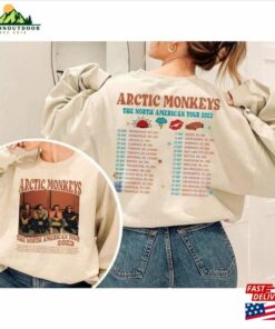 Arctic Monkeys 2023 North America Tour Dates Sweatshirt Merch Music Lyrics T-Shirt Hoodie