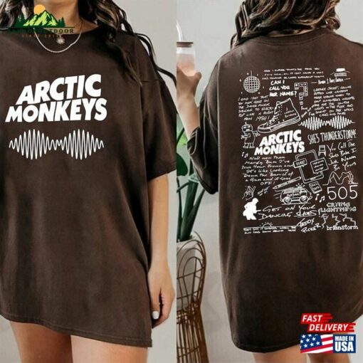 Arctic Monkeys 2023 North America Tour Dates T-Shirt Music Lyrics Sweatshirt Hoodie