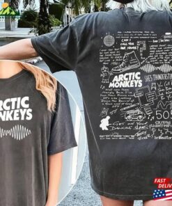 Arctic Monkeys 2023 North America Tour Dates T-Shirt Music Lyrics Sweatshirt Hoodie