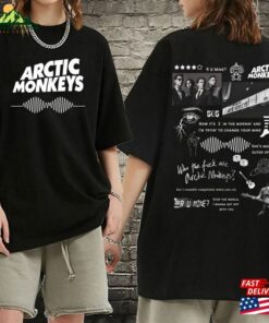 Arctic Monkeys Band 2 Side Shirt Lyric Merch Classic T-Shirt