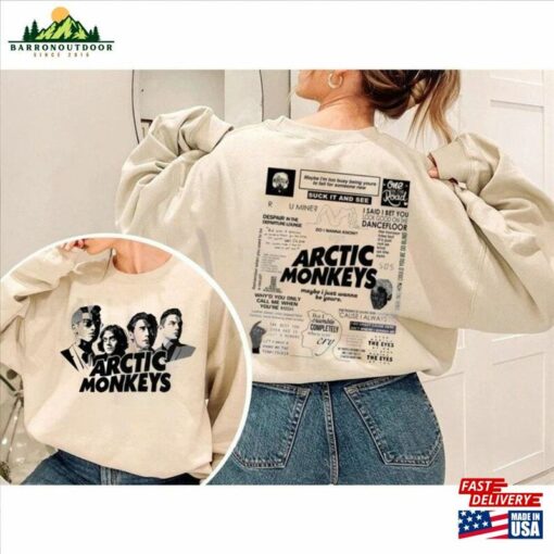 Arctic Monkeys Band 2023 Sweatshirt North America Tour Dates T-Shirt Music Concert Tee Classic