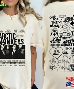Arctic Monkeys Band North American Tour 2023 Shirt Music Lyrics Concert Tee Hoodie Sweatshirt 1