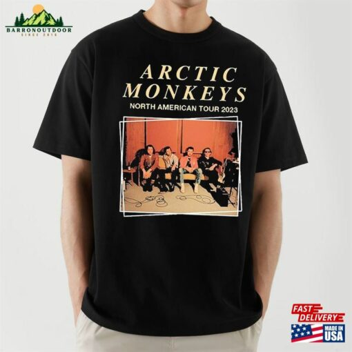 Arctic Monkeys Band North American Tour 2023 T-Shirt Music And Lover Classic Unisex