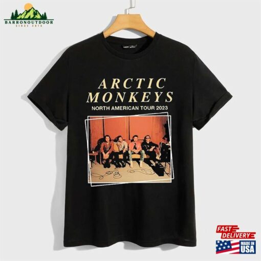 Arctic Monkeys Band North American Tour 2023 T-Shirt Music And Lover Classic Unisex