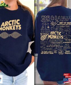 Arctic Monkeys Band Shirt Am Tour Lyric Unisex Classic 1