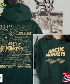 Arctic Monkeys Band Shirt Am Tour Lyric Unisex Classic 2