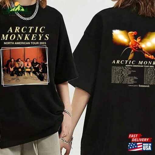 Arctic Monkeys Band Shirt Lyric Merch Unisex Classic