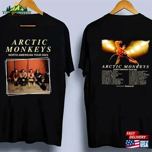 Arctic Monkeys Band Shirt Lyric Merch Unisex Classic