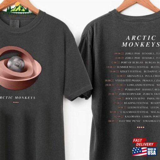 Arctic Monkeys Band Shirt Lyric Merch Unisex T-Shirt