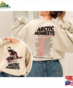 Arctic Monkeys Band Sweatshirt 2023 North America Tour Dates T-Shirt Music Concert Tee Hoodie