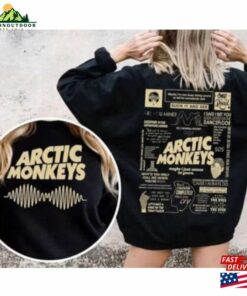 Arctic Monkeys Band Sweatshirt 2023 North America Tour Dates T-Shirt Music Merch Unisex