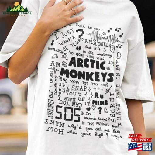 Arctic Monkeys Band T-Shirt Tour 2023 North American Shirt Unisex Hoodie