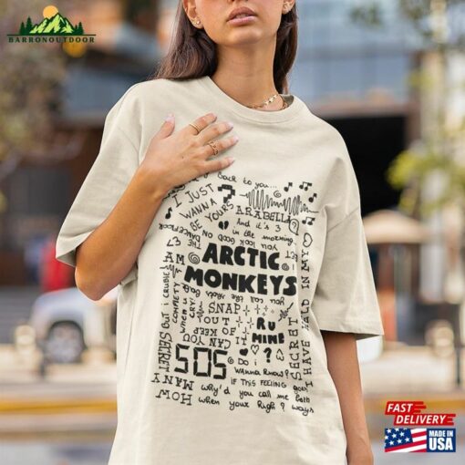 Arctic Monkeys Band T-Shirt Tour 2023 North American Shirt Unisex Hoodie